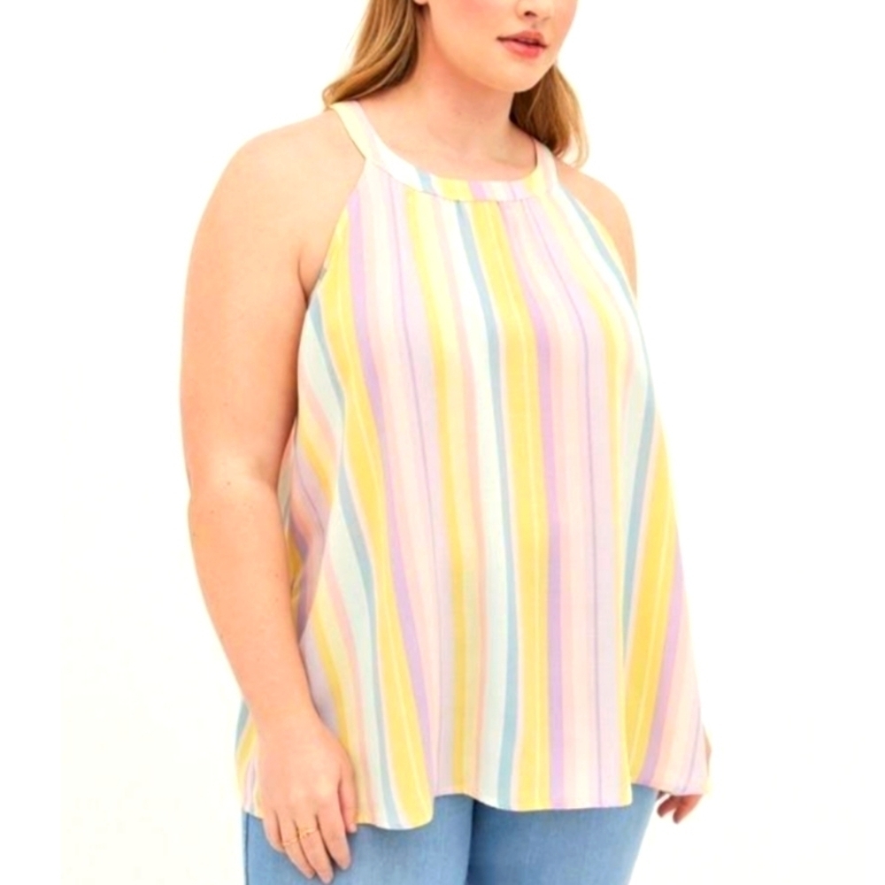 Torrid gauze goddess tank top